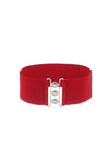 Elastic Cinch Belt - Red
