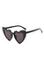 Black Lolita heart sunglasses