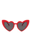 Red Lolita heart sunglasses - Bonsai Kitten retro clothing