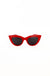 Red Marilyn Catseye Sunglasses