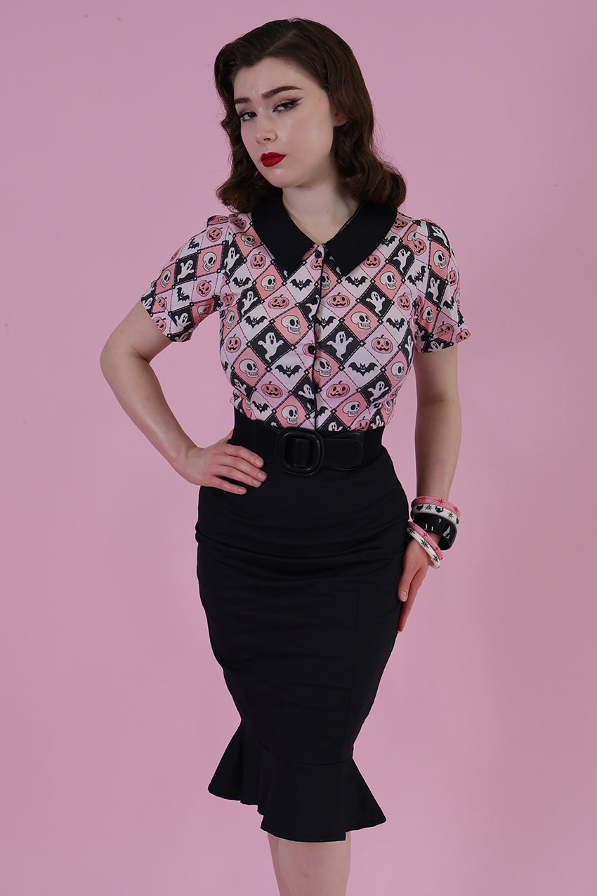 Argyle Spooks Vintage Printed Shirt
