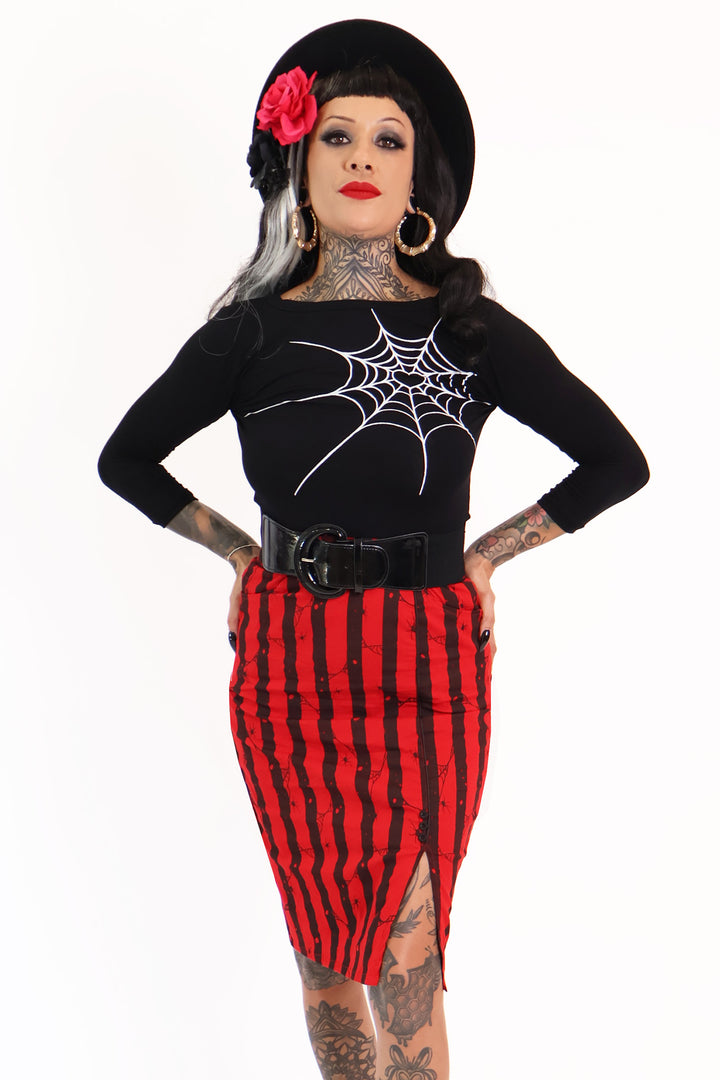 Web Weaver Spiderweb Top