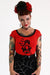 Red & Black Elvira Tee Shirt