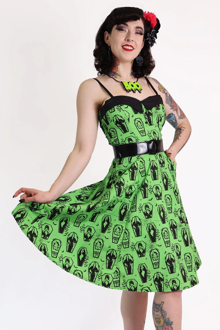 Green Ghoul Gang Dress