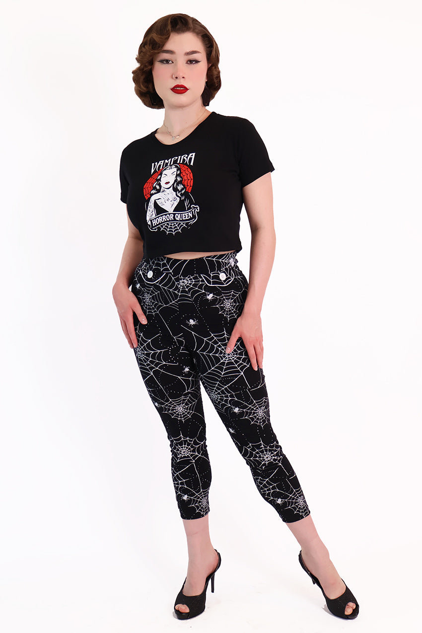 Labyrinth Spiderweb Capri Pants
