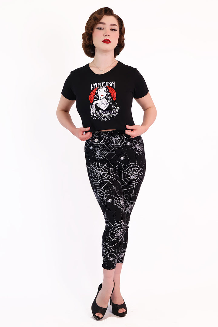 Labyrinth Spiderweb Capri Pants