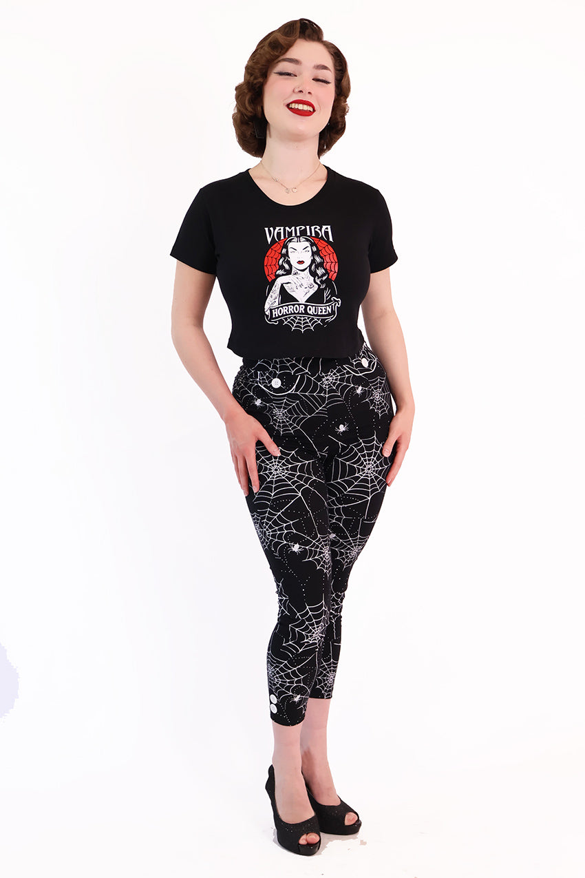 Labyrinth Spiderweb Capri Pants