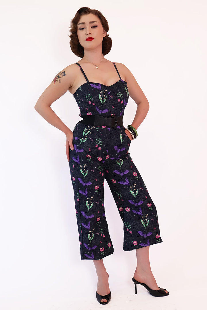 Night Garden Printed Jumpsuit