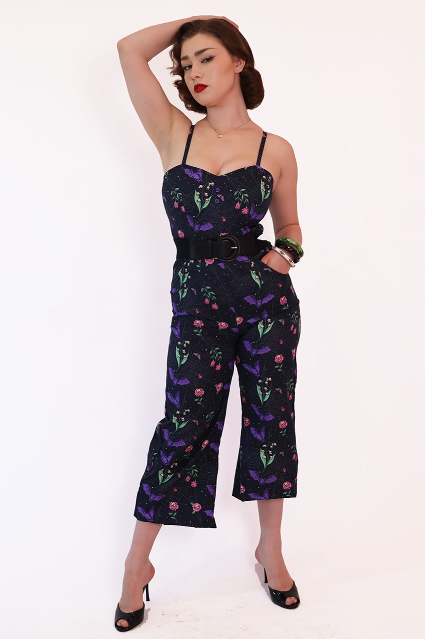 Night Garden Printed Jumpsuit