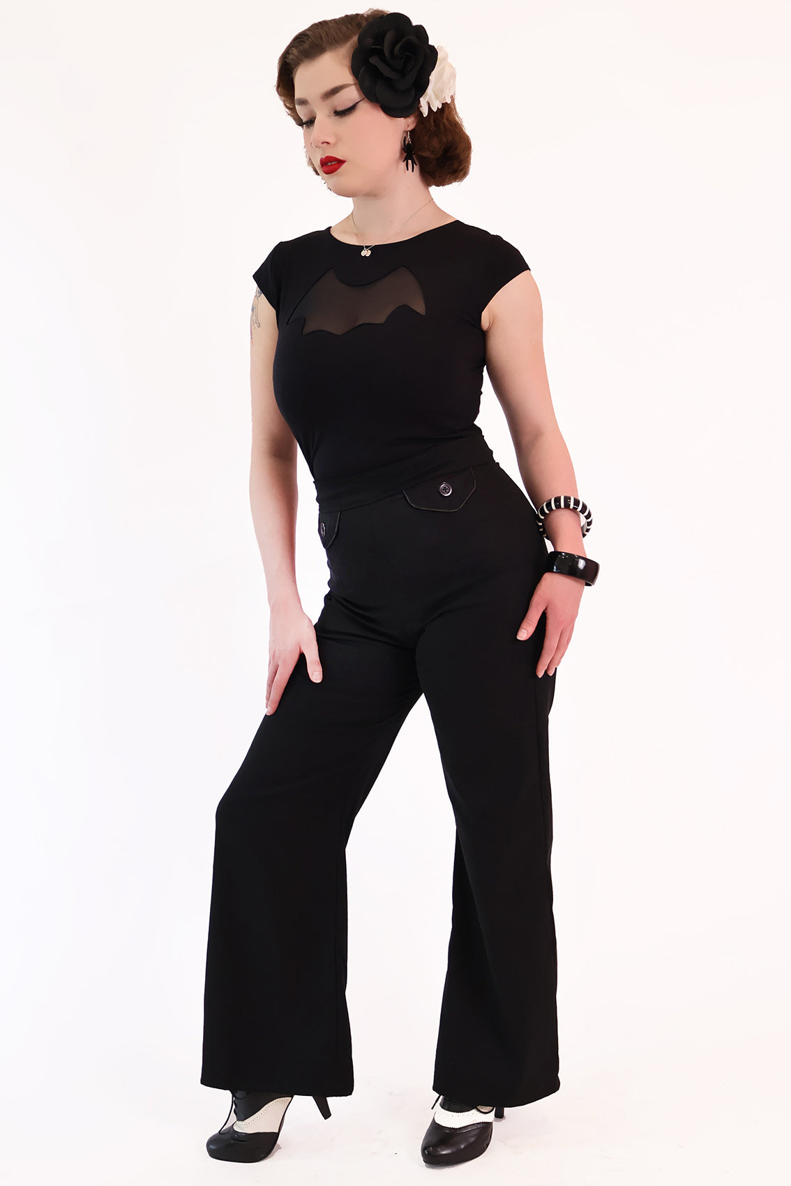 Black Sailor Pants – Bonsai Kitten