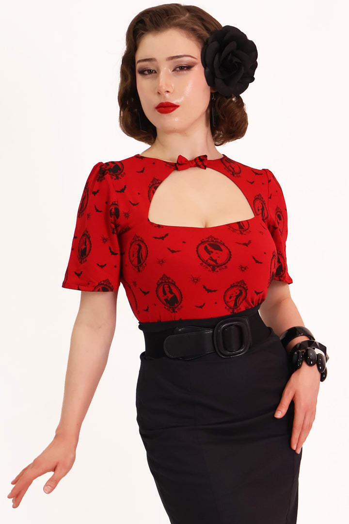 Scream Queen Peephole Top