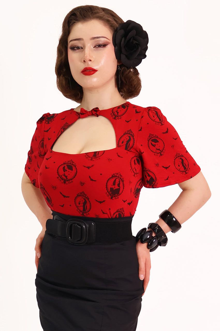 Scream Queen Peephole Top