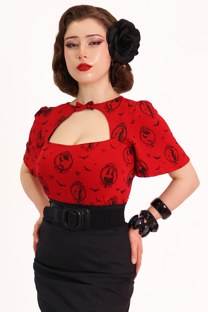 Scream Queen Peephole Top