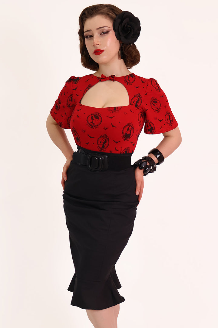 Scream Queen Peephole Top