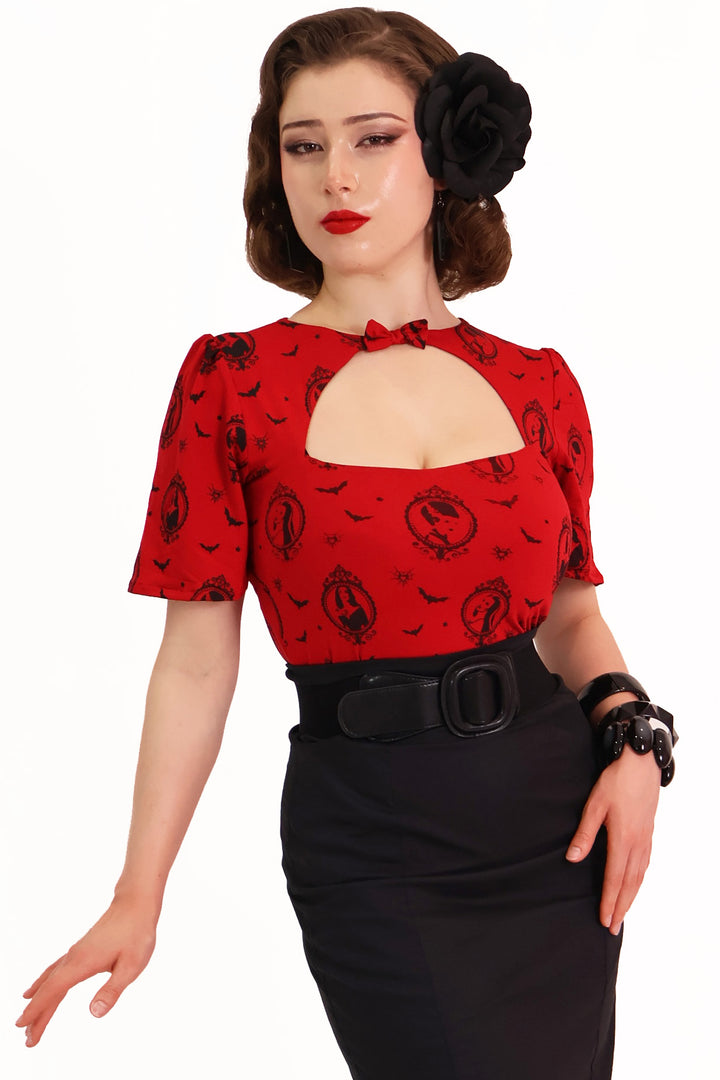 Scream Queen Peephole Top