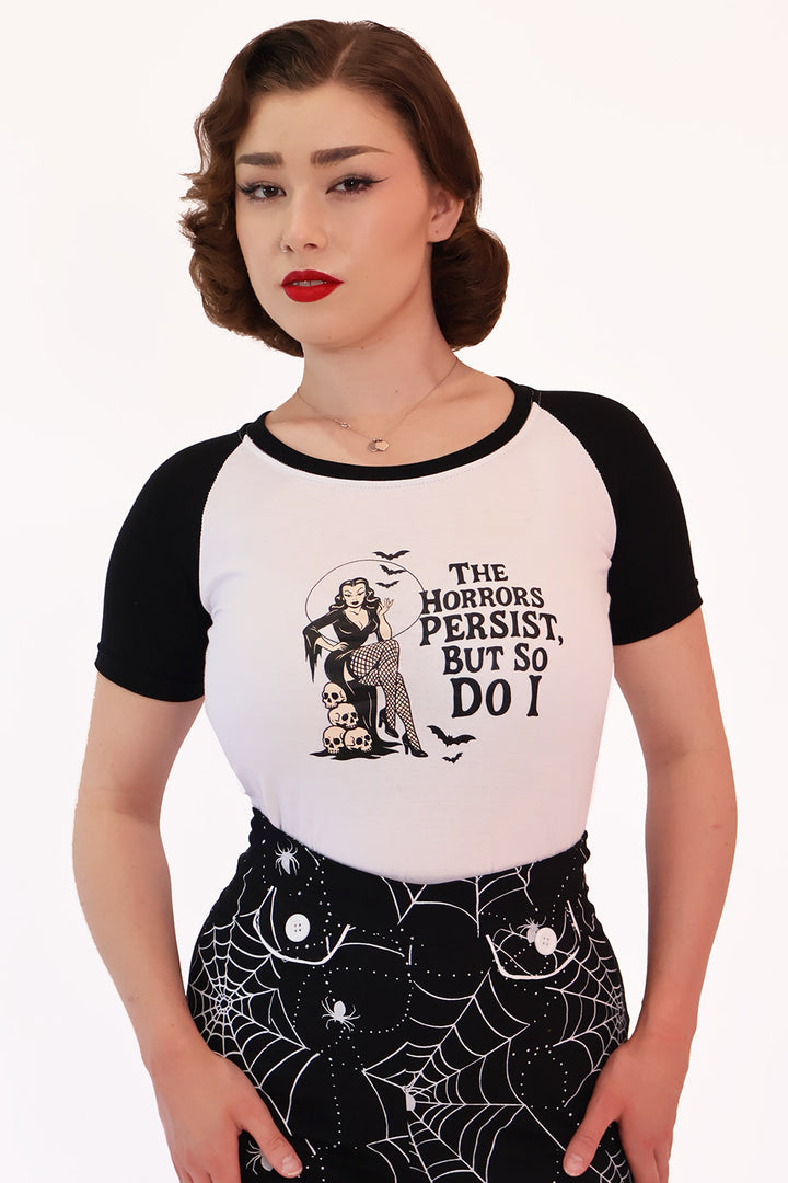 The Horrors Raglan Tee Shirt