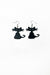 Black Kitty Kat Earrings