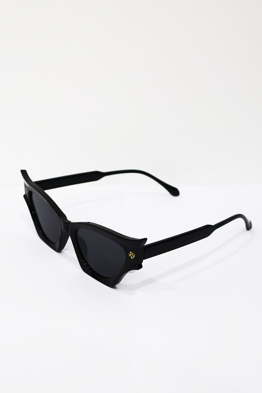 Black Goth Catseye Sunglasses