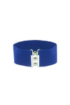 Elastic Cinch Belt - Blue