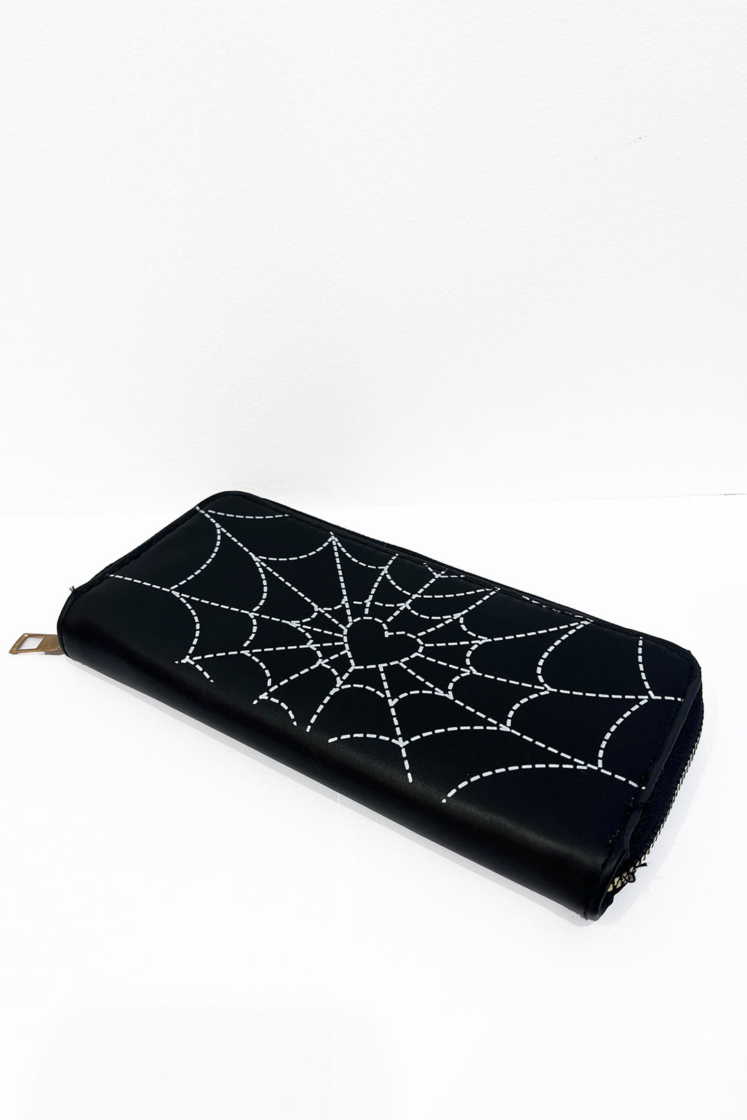 Heart Spiderweb Black Wallet