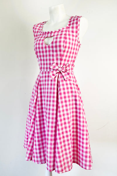 Barbie Gingham Long Dress