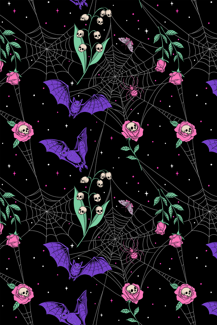 Night Garden Dark Floral Wiggle Dress