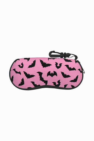 Pink Bat Sunglasses Case