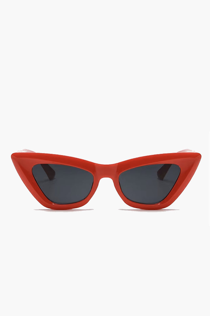 Red Retro Catseye Sunglasses