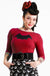 Blood Red Nightwing Top 3/4 Sleeve