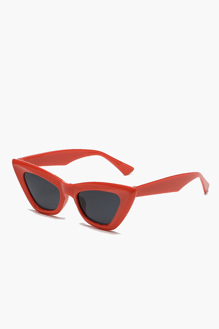 Red Retro Catseye Sunglasses