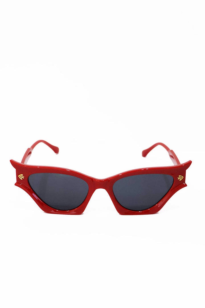 Red Goth Catseye Sunglasses