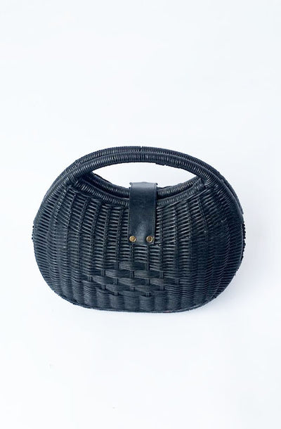 Retro Black Clutch Handbag