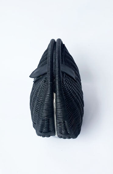 Retro Black Clutch Handbag
