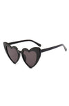 Black Lolita heart sunglasses - Bonsai Kitten retro clothing, pin up clothing 