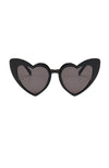 Black Lolita heart sunglasses - Bonsai Kitten retro clothing, pin up clothing