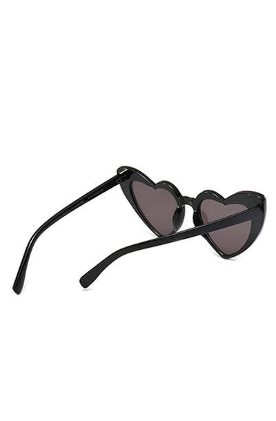 Black Lolita heart sunglasses - Bonsai Kitten retro clothing, pin up clothing