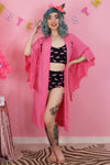 Nightfall Pink Bat Vintage Gown