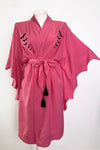 Nightfall Pink Bat Vintage Gown - Curvy