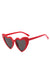 Red Lolita heart sunglasses