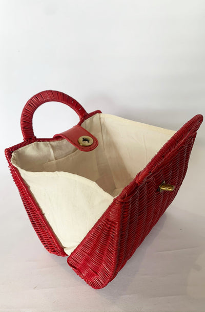 Red Tea Party Handbag