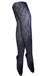 Spiderweb fishnet stockings